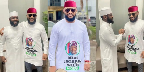 Yul Edochie Meets Seyi Tinubu, Labels Himself ‘Asiwaju Boy (Photos)