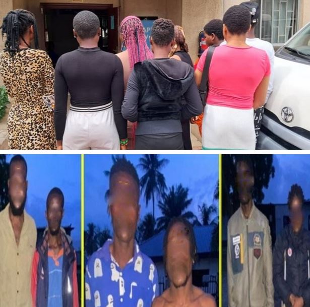 Nigerian Navy Arrests Eight Stowaways And Rescues Eight Female Victims Of Human Trafficking