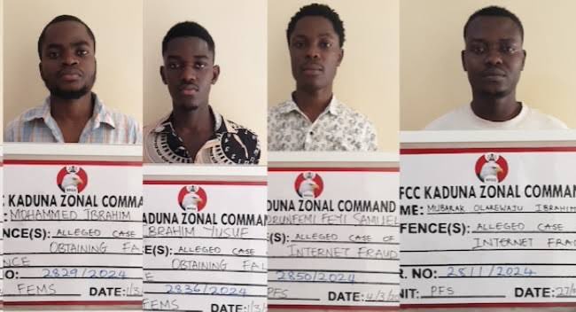 Nigerian High Courts Sentence Four Internet Fraudsters To Jail In Kaduna