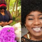 Empress Njamah Visits Ada Ameh’s Graveside With Flowers On 2nd Anniversary Of Her Demise (Video)