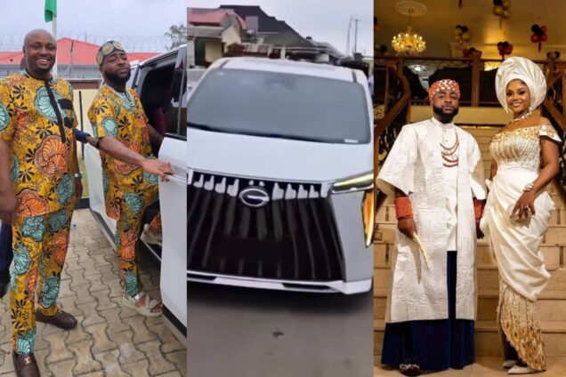 Davido Storms Osun With Chioma’s SUV Wedding Gift, Fans React (Video)