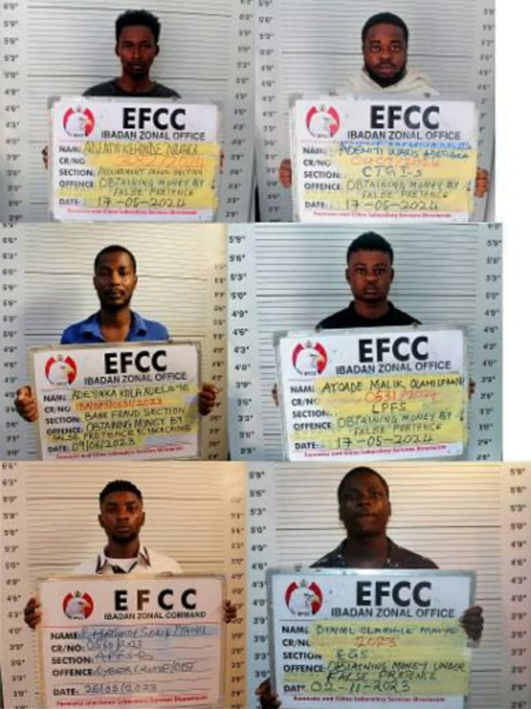 Courts Jail 25 Internet Fraudsters in Oyo, Osogbo (Photo)