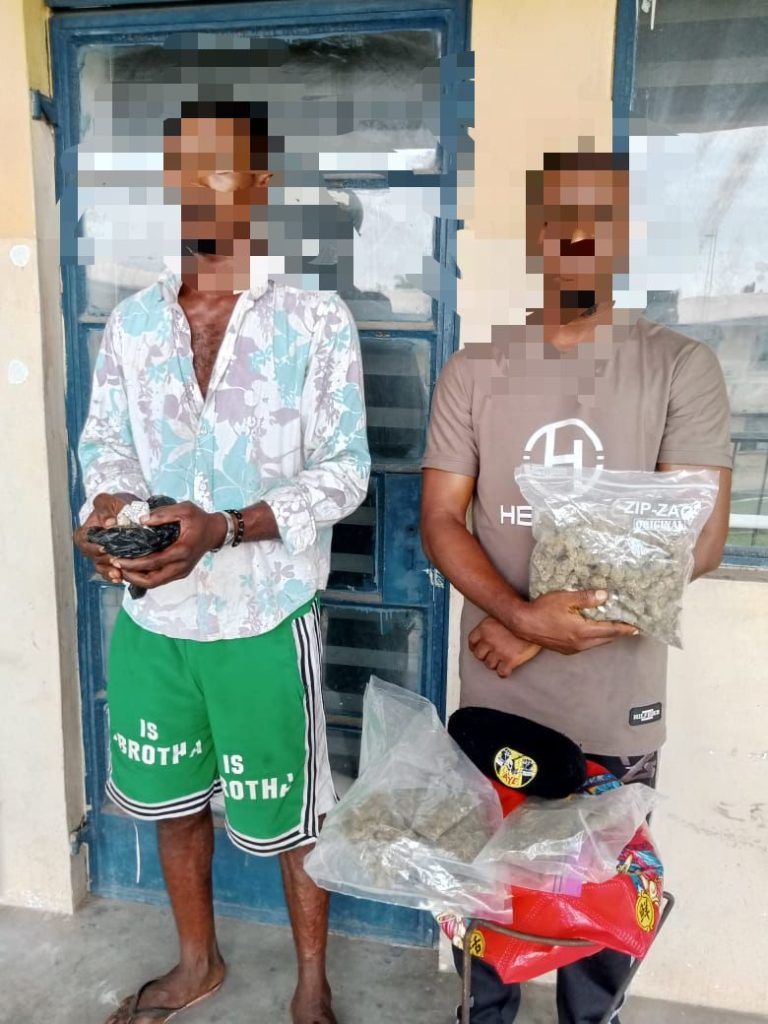 Photo Of Two Men Nabbed For Drug Trafficking In Imo