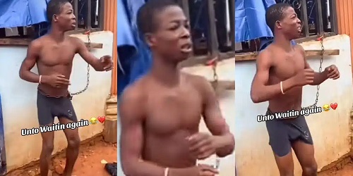 Thief Caught And Forced to Dance to Hit Songs While Chained to Burglary (Video)