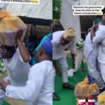 Man Goes Viral With Dramatic Gift Presentation At His Friend’s Introduction Ceremony (Video)