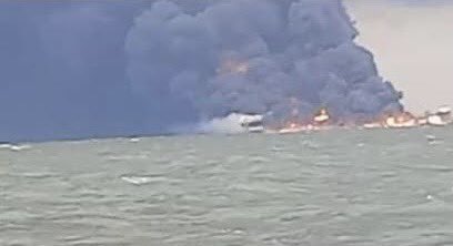 NIMASA Rescues 19 Crew Members From Burning Britania U Vessel In Niger Delta