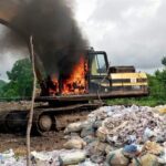 Taraba Govt Taskforce Sets Mining Camp Ablaze (Photos)