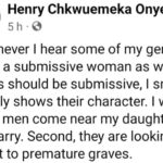 I Will Never Allow Men Who Want A Submissive Woman Come Near My Daughter