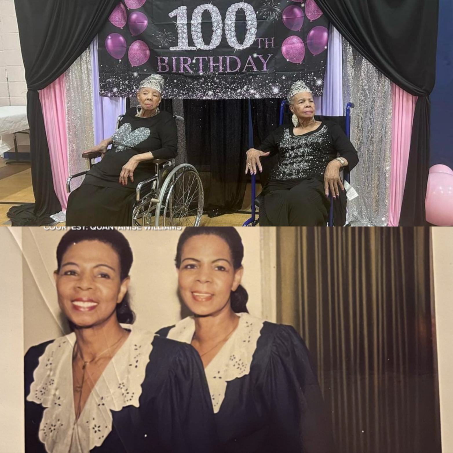 Twin Sisters Celebrate 100th Birthday Together (Photos)