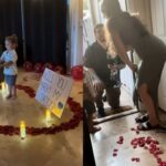 Heartwarming Moment Little Girl Helps Father Propose To Mother (Video)