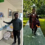 Nigerian Man Celebrates As He Beats Cancer And Graduates From University