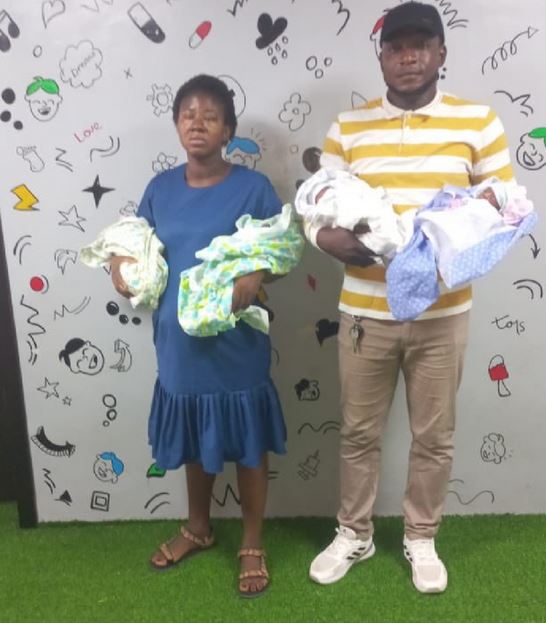 Man Who Welcomed Quadruplets While Trying For One Last Baby Laments As They Use Up 105 Diapers In 6 days