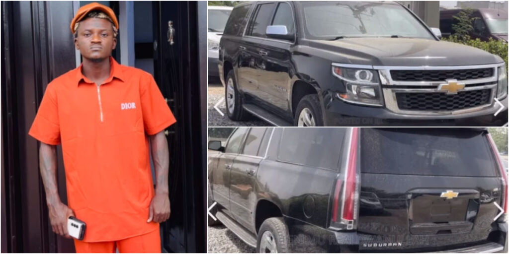 Fans Mock Portable After He Flaunted New Car He Imported From US (Video)