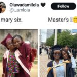 Nigerian Lady Recreates Primary School Graduation Photo With Her Mother As She Bags Master’s Degree