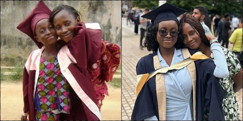 Lady Recreates Graduation Photo With Mother as She Bags Master’s Degree