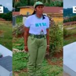 Youth Corps Member Delivers Heartfelt Final Speech at Mother’s Grave Post-NYSC (Video)