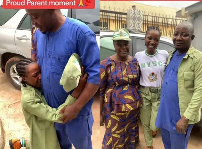 Nigerian Lady Makes History As First Graduate In Family To Finish NYSC (Video)