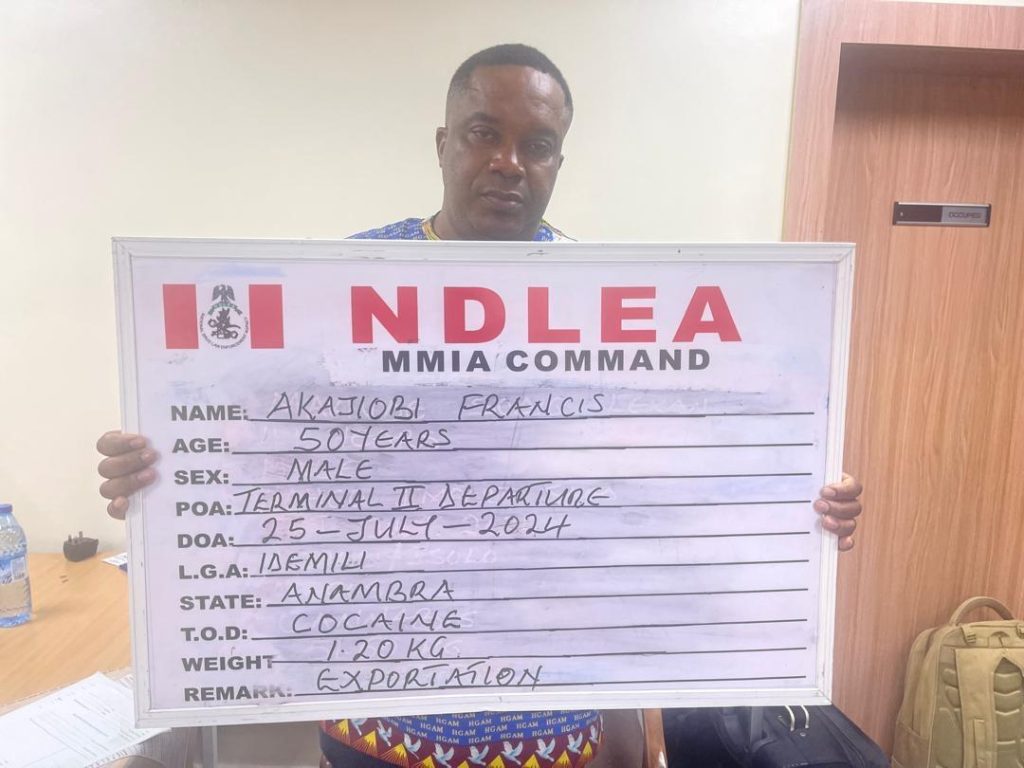 NDLEA Recovers Spain-Bound Cocaine Consignment From Businessman’s Sandals At Lagos Airport (Photos)