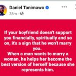 If Your Boyfriend Doesn’t Support You Financially And Spiritually, It’s A Sign That He Won’t Marry You