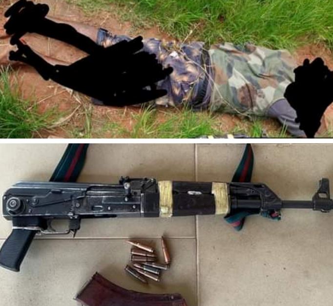 Troops Eliminate Wanted Terrorist, Recover Arms And Ammunition In Taraba (Photos)