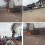 Panic As Gunmen Kill Man, Set Govt Vehicle Ablaze In Imo (Video)