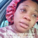 30-year-old Lady In Tears As She Returns To Family House After Her Man Cheated (Video)