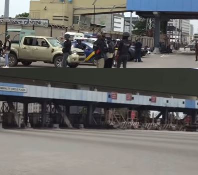 Security Officers Present At Lekki Tollgate As #Endbadgovernance Protest Begins Today (Video)