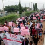 Osun Protesters Hit Osogbo Streets Despite Rain (Photos)