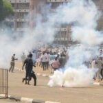 Protest Turns Violent In Kaduna As Protesters Set Ablaze KASTLEA Office, Loot Property