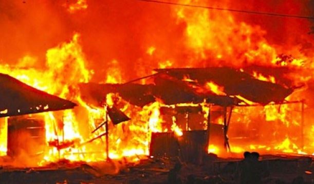 Fire Razes Property Worth Millions Of Naira In Lagos Plank Mart