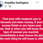 You Will Know The Type Of Woman You Married If You Lose Your Job