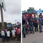 Protesters Continue Demonstration as They Gather at Ojota Freedom Park Amid Tight Security (Video)