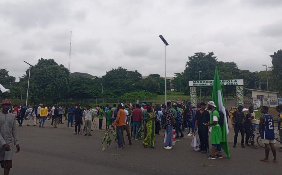 #EndBadGovernanceInNigeria Protesters Reconvene After Tear Gas Attack in Abuja