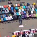 Osun Protesters Observe Jumaat Prayers On Road (Photos)