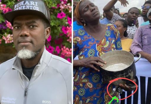 Reno Omokri Reacts To Viral Photo Of Woman Holding An Empty Pot At The Lagos Protest Ground