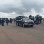 Journalists, Protesters Flee As Police Open Fire On Demostrators At MKO Abiola Stadium Abuja