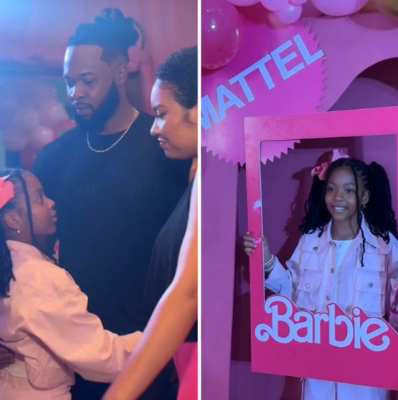 Singer Flavour And Former Beauty Queen, Anna Banner, Throw Their Daughter, Sofia, A Birthday Party (Video)