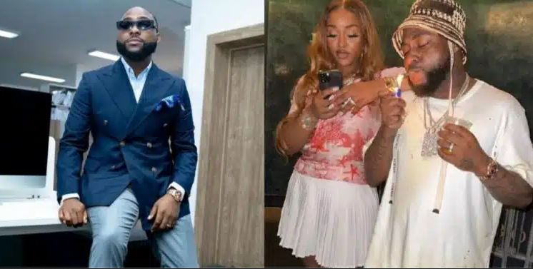 Davido Called Out For Smoking Next To His Wife, Chioma