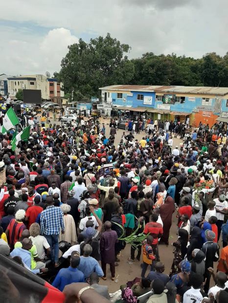 Protest Continues In Lagos Today, August 5