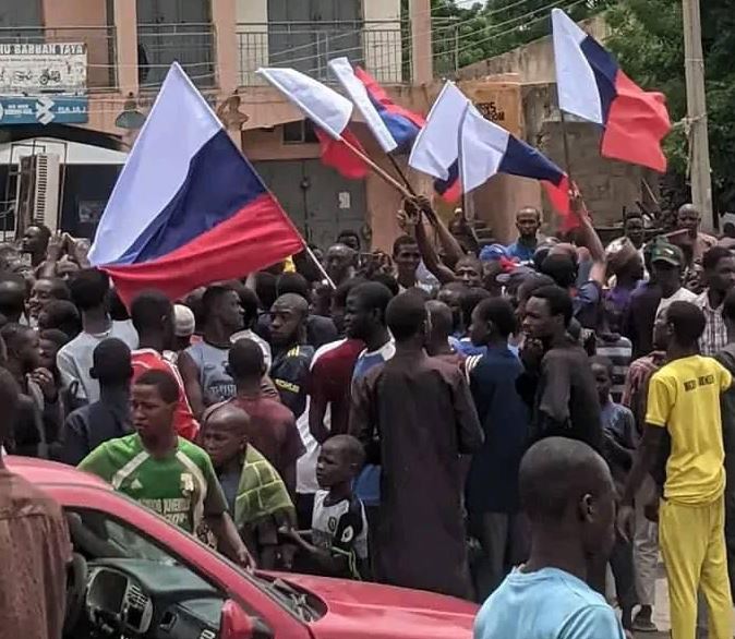 Police Teargas ‘Protesters’ Waving Russian Flags In Katsina (Video)