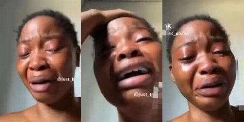 Lady Cries Helplessly After Losing Huge Amount of Money On Virtual Bet (Video)