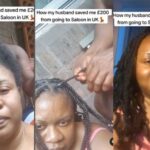 UK-based Nigerian Woman Reveals How Her Husband Saved Her From Spending £200 In The Saloon (Video)