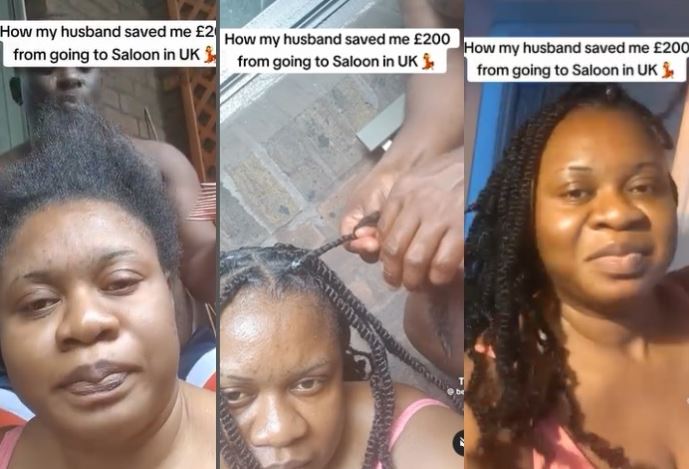 UK-based Nigerian Woman Reveals How Her Husband Saved Her From Spending £200 In The Saloon (Video)