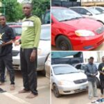 Police Arrest Car-snatching Syndicate In FCT, Recover 10 Stolen Vehicles, Laptops, Phones And Others