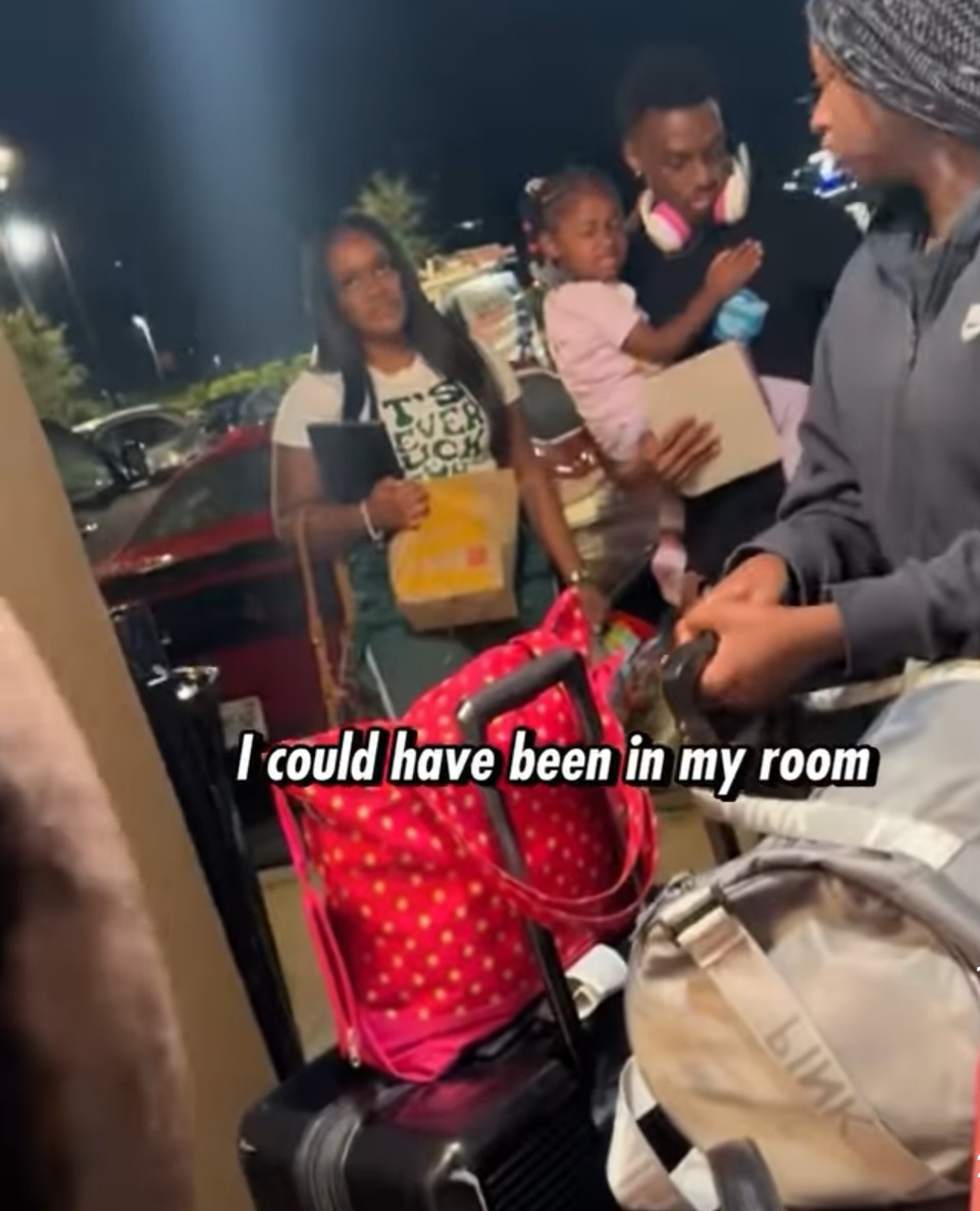 Commotion As Man Flies Out His Girlfriend, Lover And Kids To Disney World (Video)