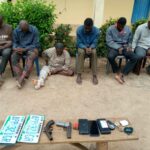 Police Nabbed Six For Attempted Murder, Kidnapping, Armed Robbery (Photo)