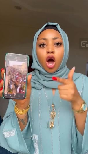 When I Spoke Up Before, You Said I Was Priviledged – Regina Daniels Fires Back At Critics Over Her Appeal For Peaceful Protest (Video)