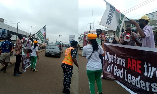 Protest Resumes in Ibadan Despite Tinubu’s Broadcast