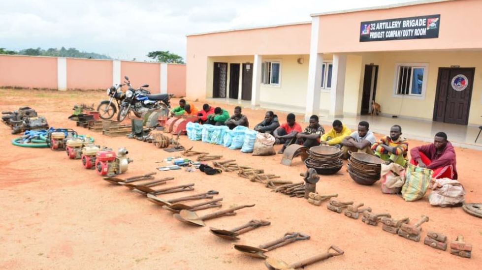 12 Illegal Miners Arrested In Ondo