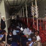 Nigeria Air Force Airlifts Jos Students Home To Avoid Dangers On The Road (Photos)